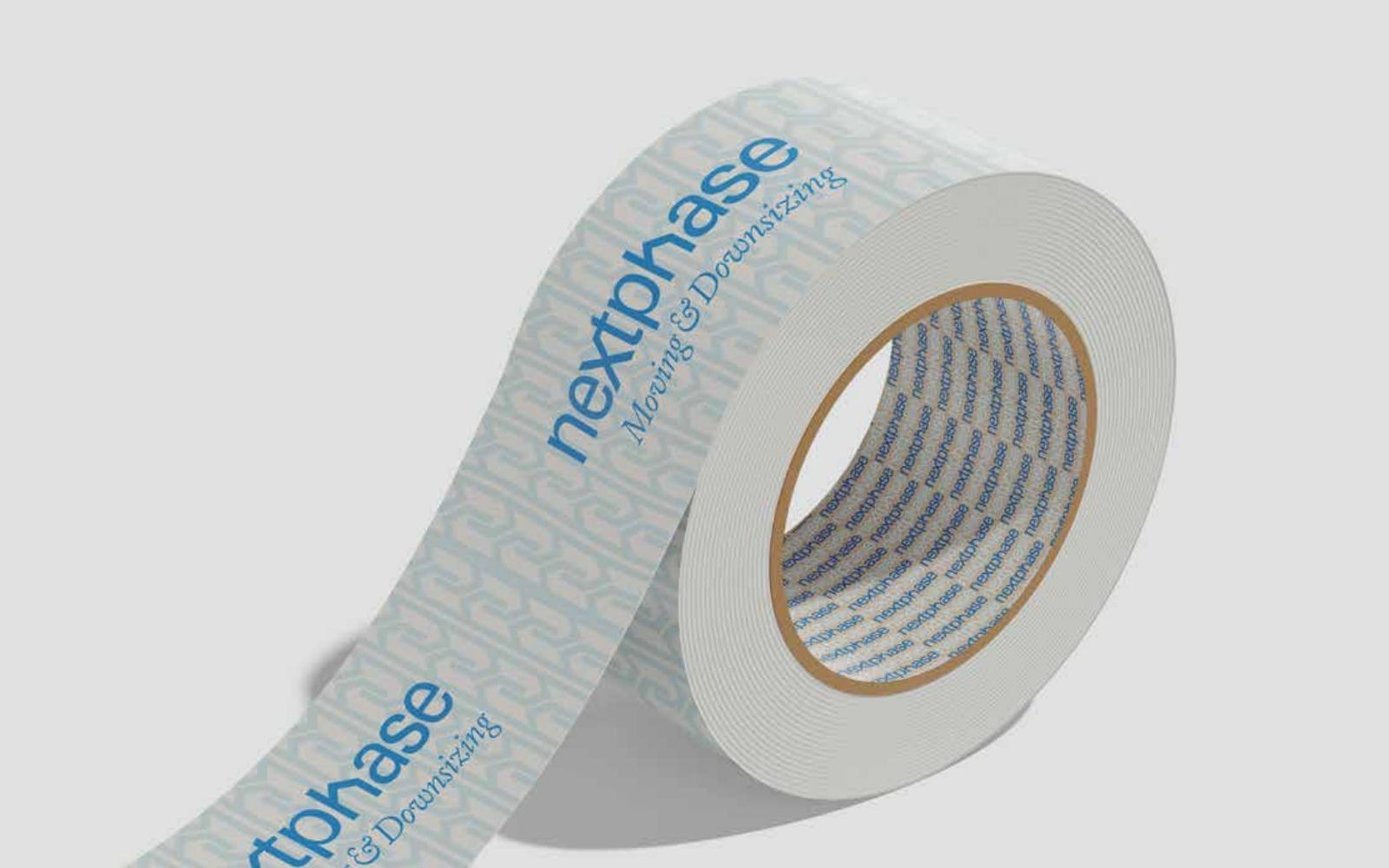 Nextphase logo desenli koli bandı